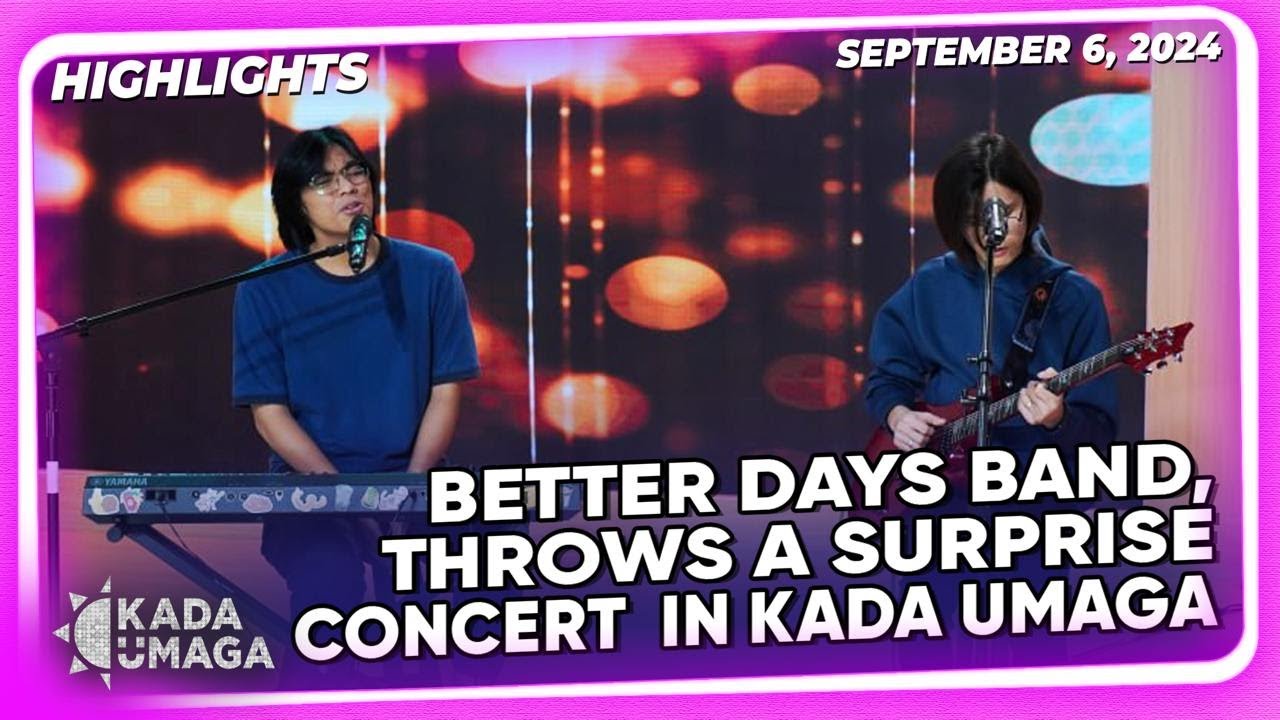 DYNAMIC DUO NA “BETTER DAYS”, NAGBIGAY NG LIBRENG CONCERT PERFORMANCE SA STUDIO NG KADA UMAGA!