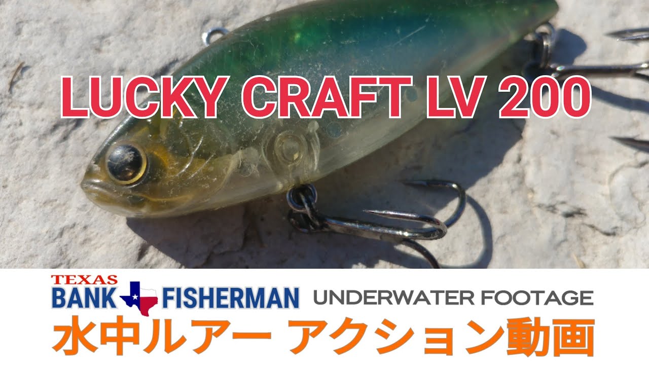 #LUCKYCRAFT＃ラッキークラフト＃LV200 #水中ルアー動画 [ UNDERWATER FOOTAGE ] ラッキークラフト LV200  水中ルアーアクション動画
