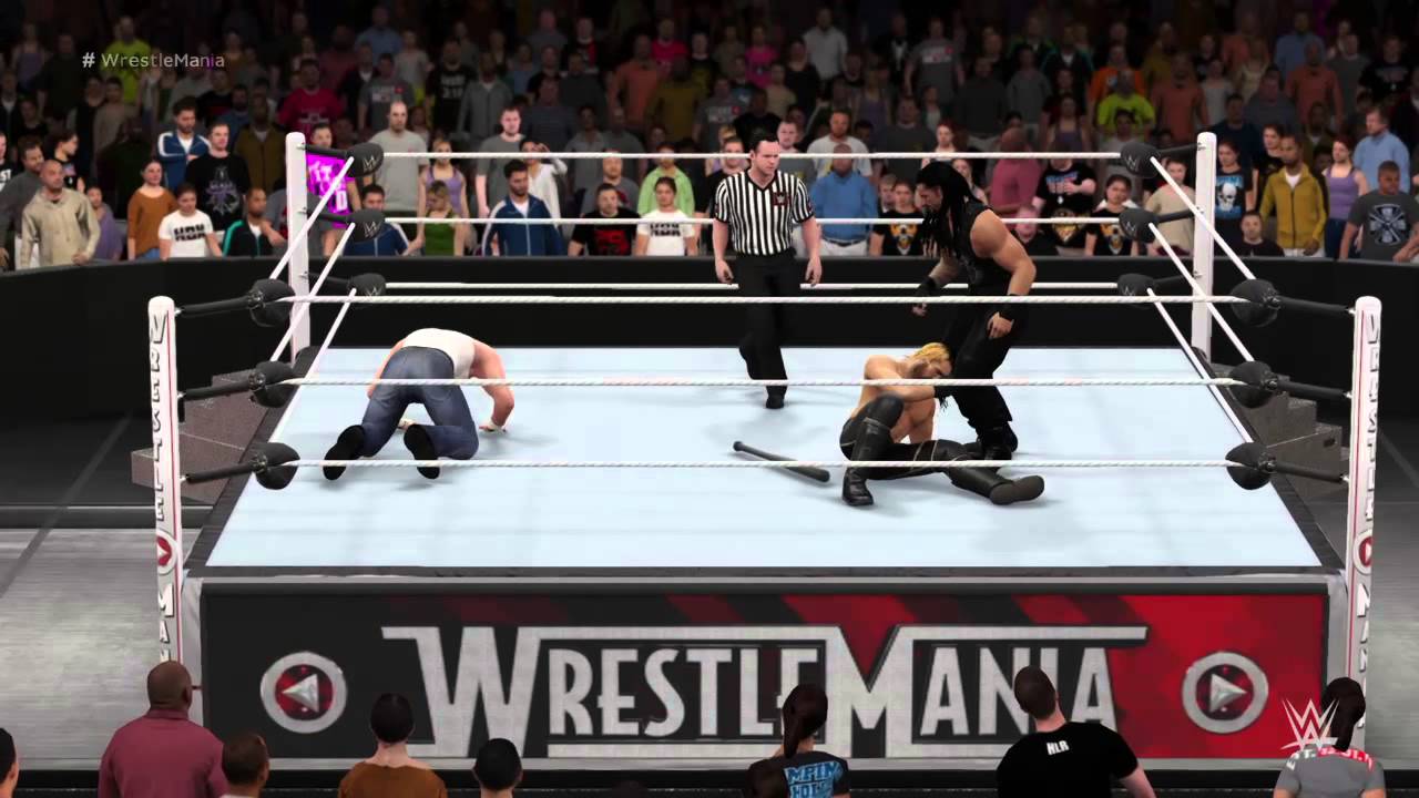 WWE 2K16 Shield triple threat