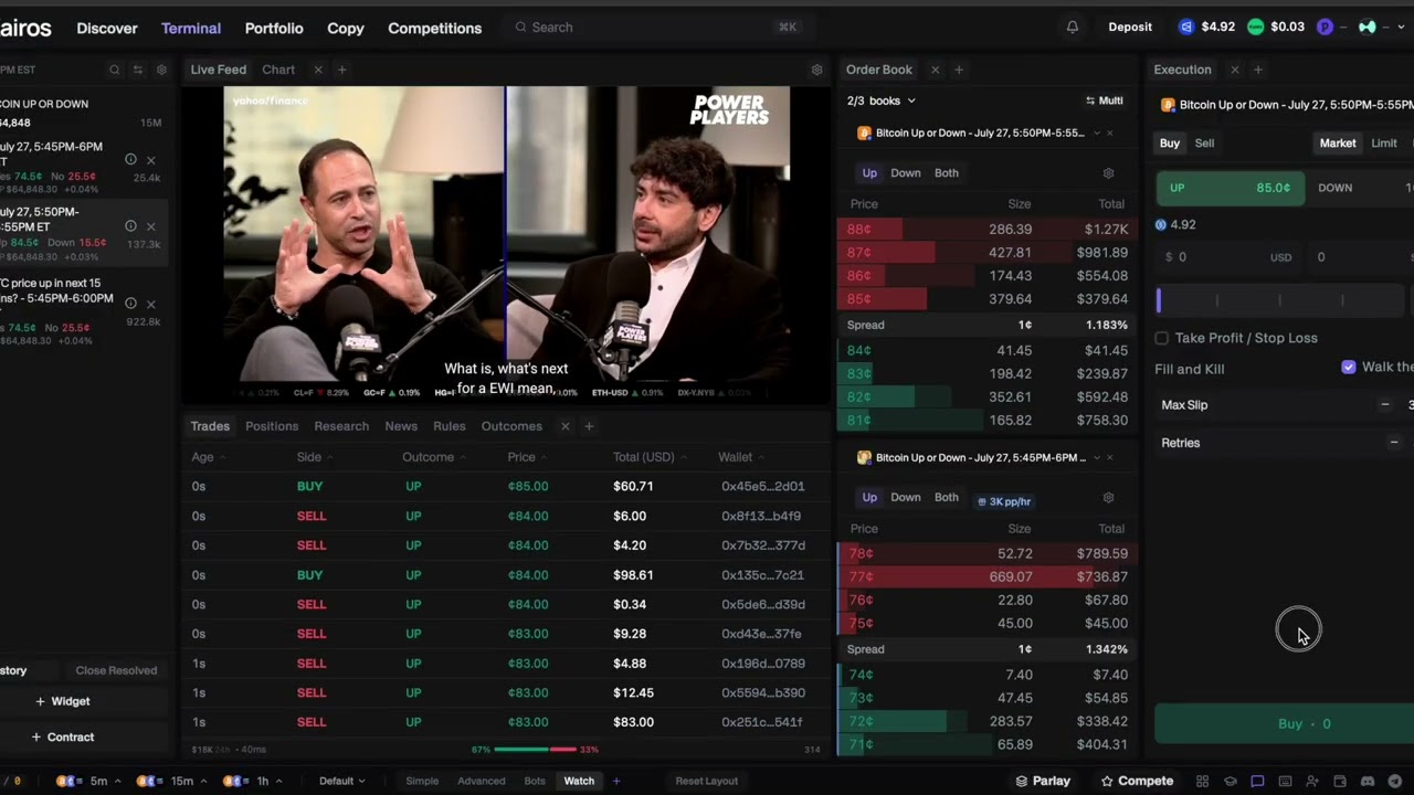 Kairos; Advanced Trading Terminal for Prediction Markets
