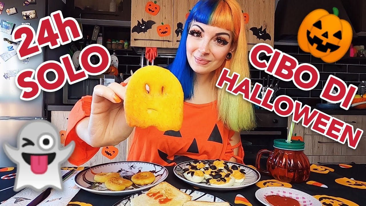 MANGIO SOLO CIBO DI 🎃HALLOWEEN🎃 PER 24 ORE (DI NUOVO)
