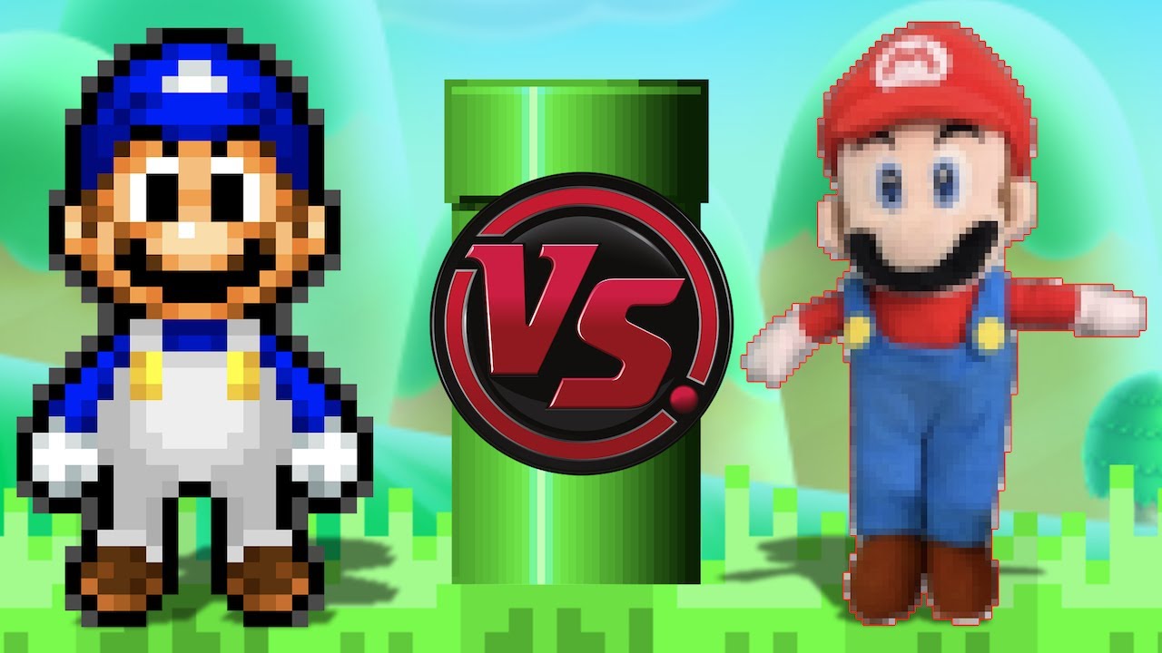 SMG4 vs SML MARIO! (SMG4 vs SuperMarioLogan) Mario Animation