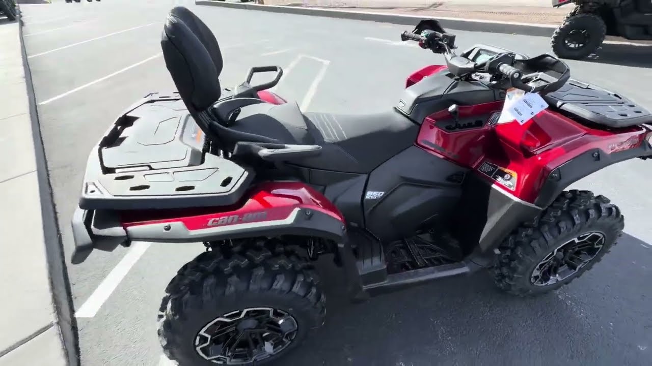 2026 Can-Am Outlander XT 850 in RED!?! That’s not your typical Can-Am color…