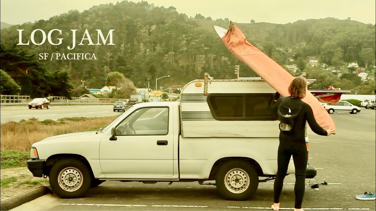 LOG JAM SURFING SAN FRANCISCO | CLASSIC D-FIN LONGBOARD & MID-LENGTH SURFBOARDS TACO-BELL BEACH