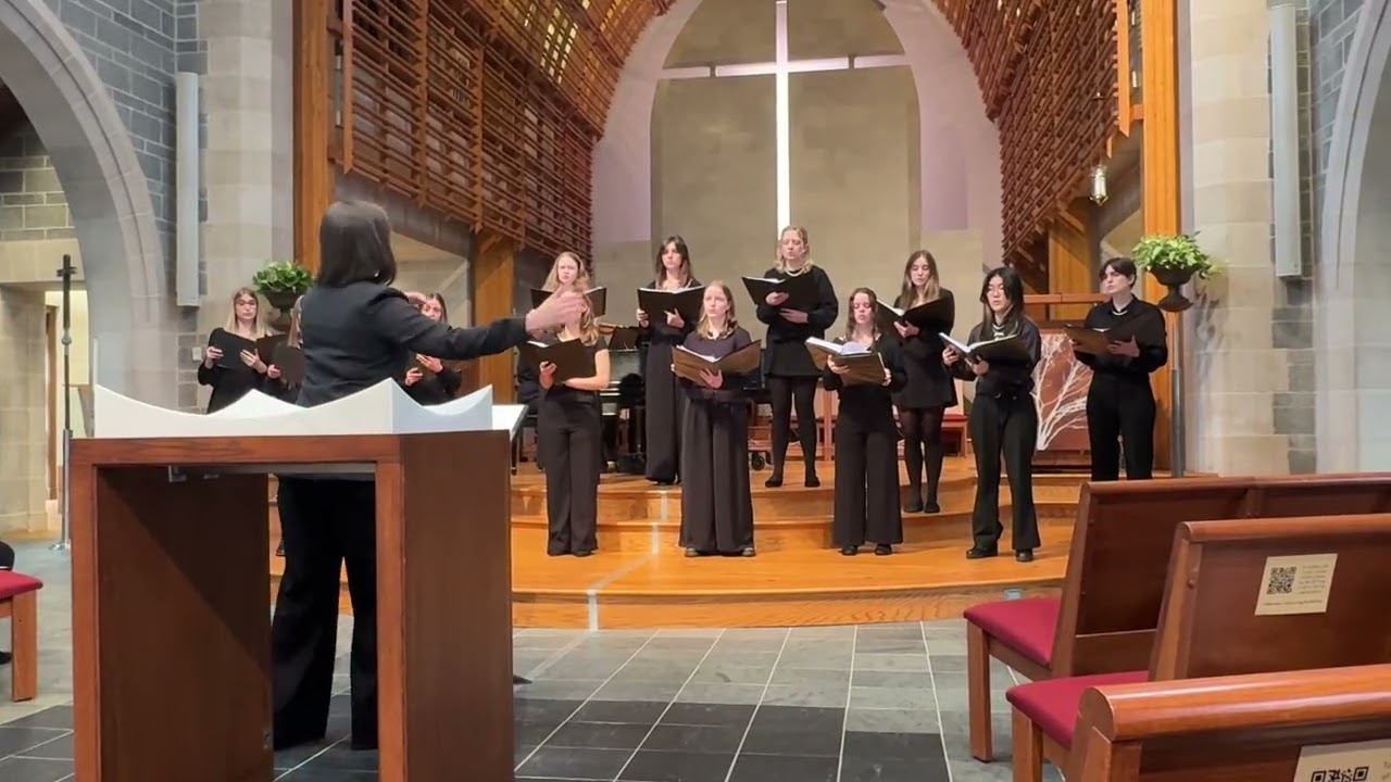 Ursuline Academy Episcopal Church of the Redeemer Choir performance: Song of Miriam and Shule Aroon