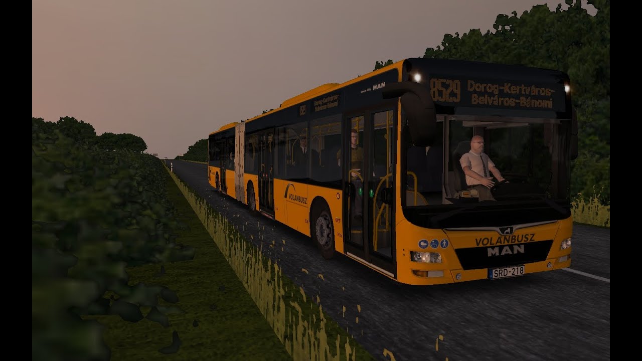 OMSI 2｜Dunántúl 3.0｜8529 ➤ Esztergom, Bánomi Ltp.｜MAN A23 GL｜EMKE｜VOLÁNBUSZ｜SRD-218