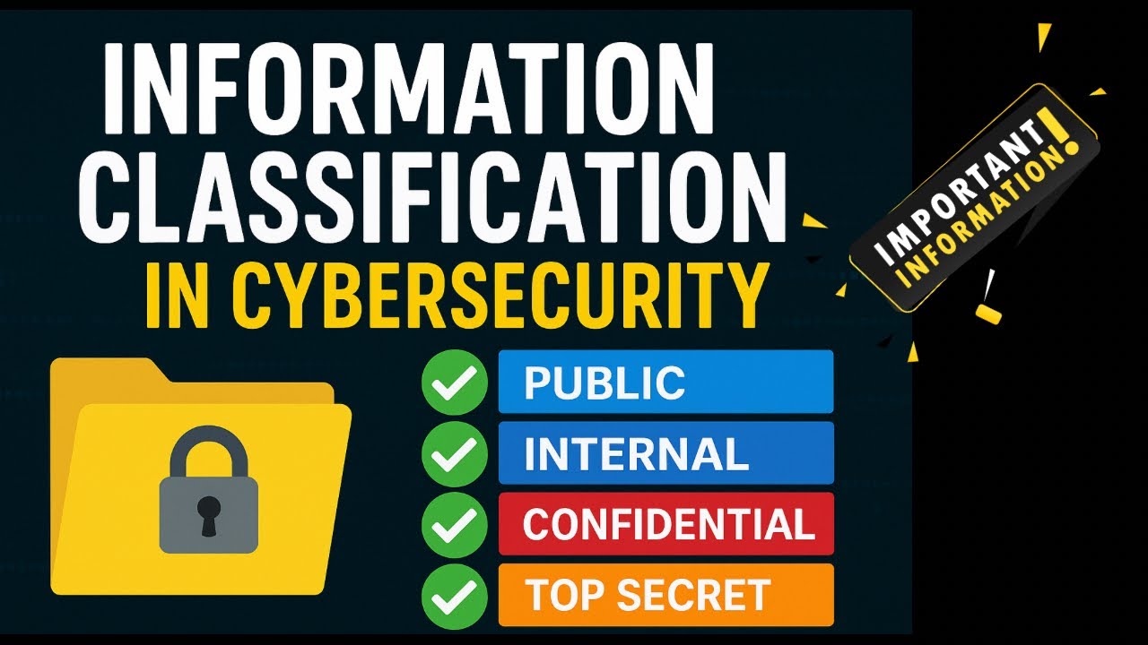 Information Classification in Cybersecurity Explained!