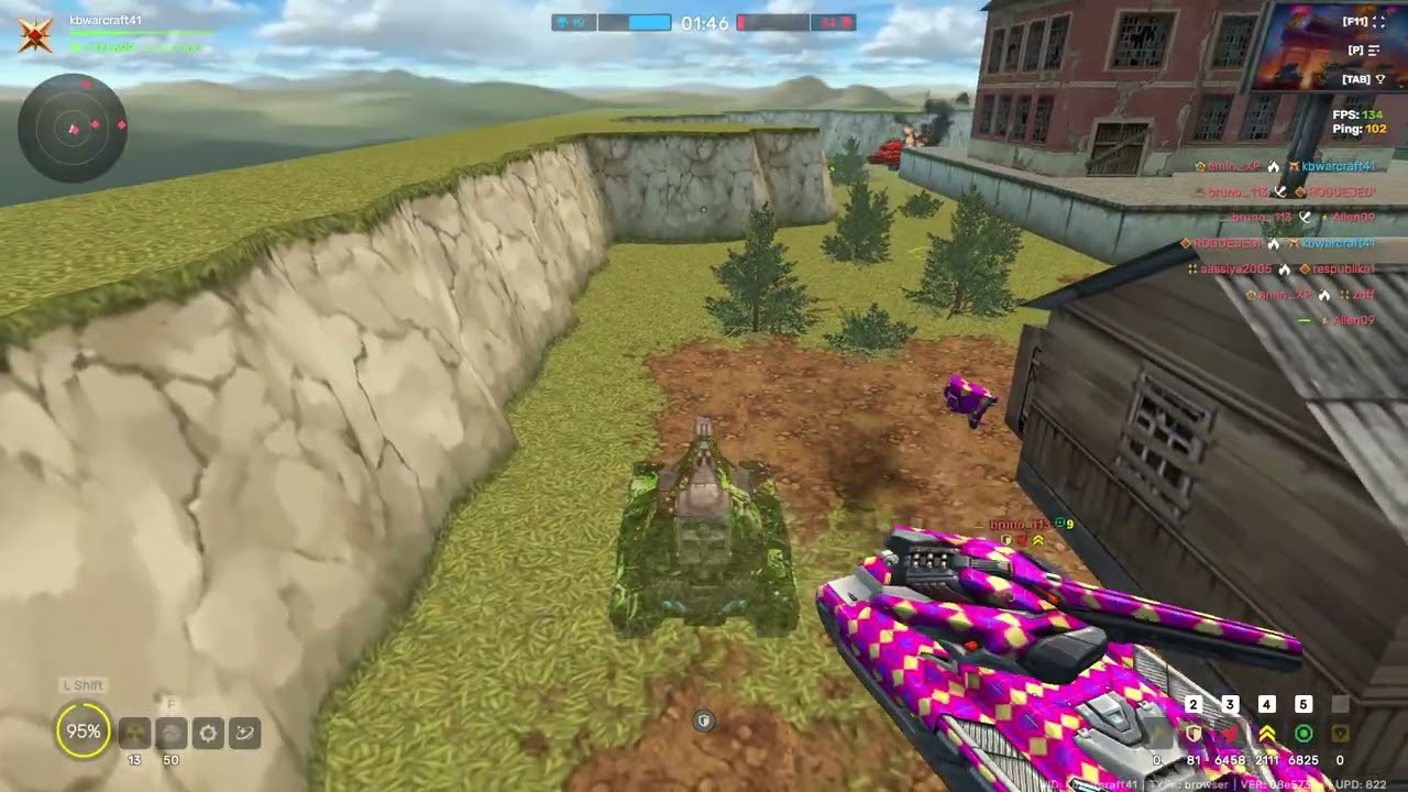 Tanki Online 2026 gameplay, im playing in festive mode/quick battles, its really awesome