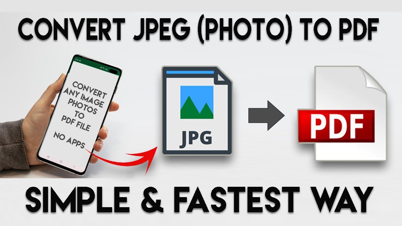 Как бесплатно конвертировать JPEG в PDF на мобильном телефоне без дополнительных приложений