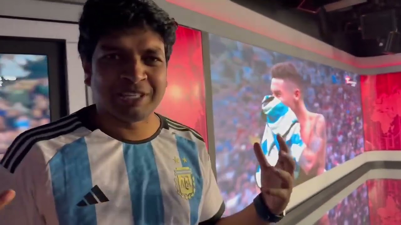 argentina wining moment chanel 24 Farabi Hafiz reaction