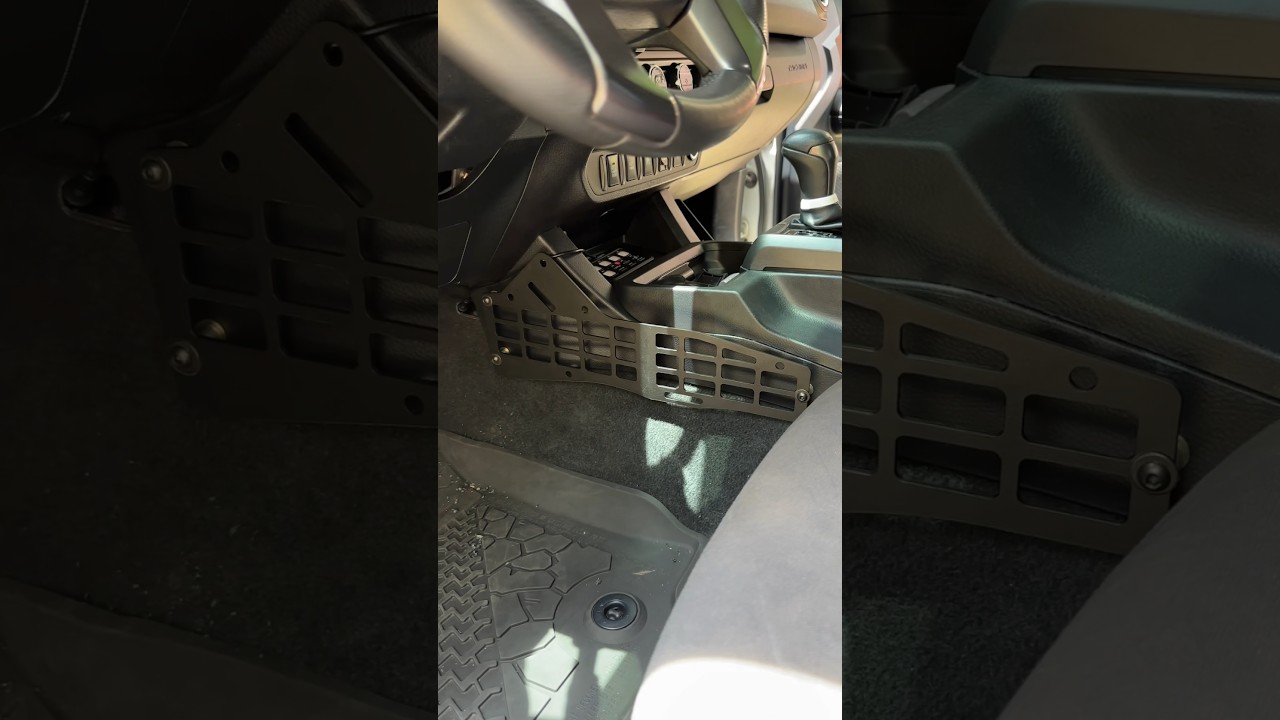 Cali Raised Molle Panel on Tacoma #toyota #tacoma #offroad #4x4 #fyp #install #like #trd