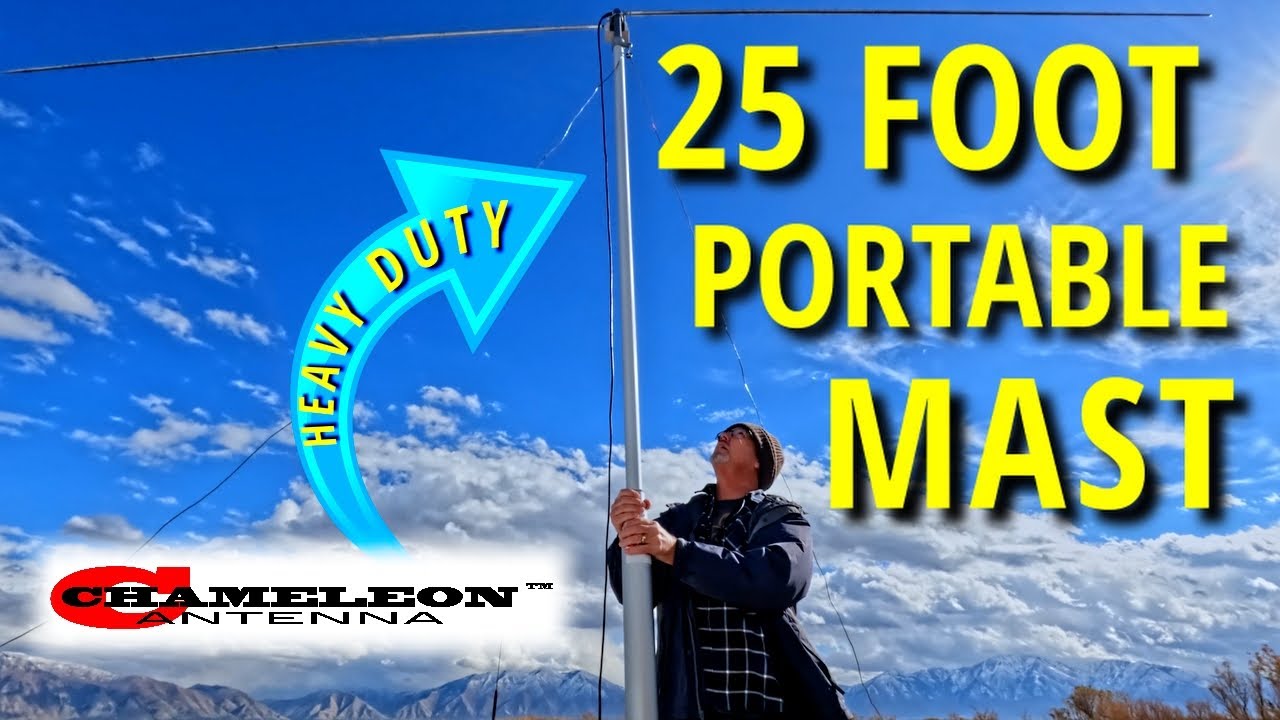 25 foot PORTA-MAST from CHAMELEON | K7SW Ham Radio