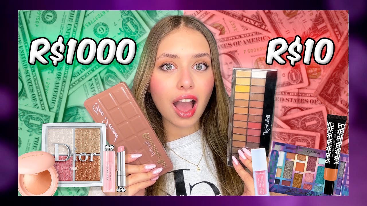 MAKE CARA vs BARATA | *batalha - Luiza Vinco