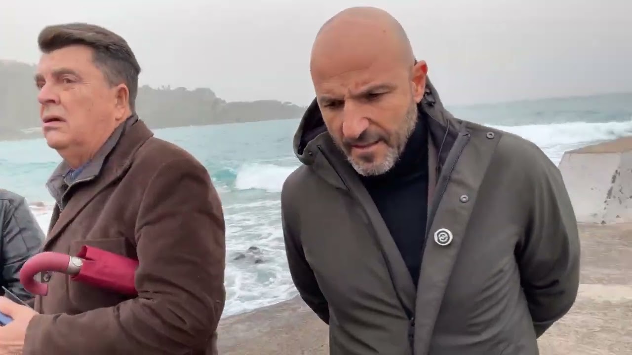 Cateno De Luca - Giardini Naxos dopo il ciclone Harry (25.01.26)