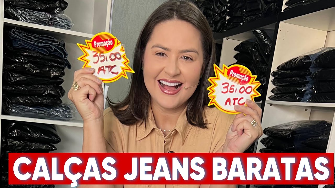 Calças jeans baratas: Tudo de 35 a 55