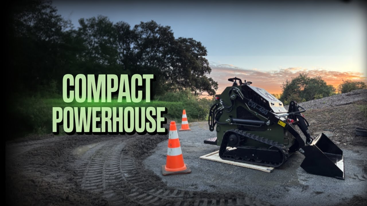 Why This Mini Skid Steer is Perfect for Farms #landhero #miniskidsteer