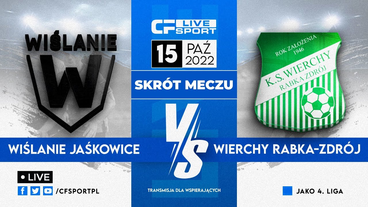 Skrót meczu: Wiślanie Jaśkowice - Wierchy Rabka-Zdrój 15.10.2022