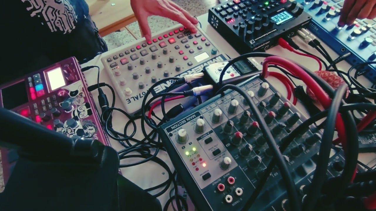 MENTALCORE vs TRIBE - TEKNO LIVE SET - SYNTAKT, MODEL CYCLES, ELECTRIBE2 [Son De Teuf]