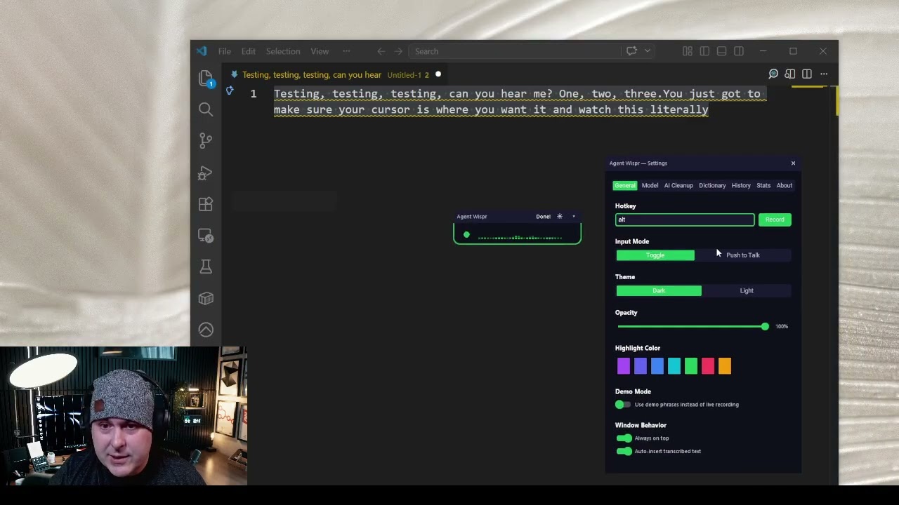 Agent Wispr &mdash; Blazing Fast Voice-to-Text for Developers (Try Free)