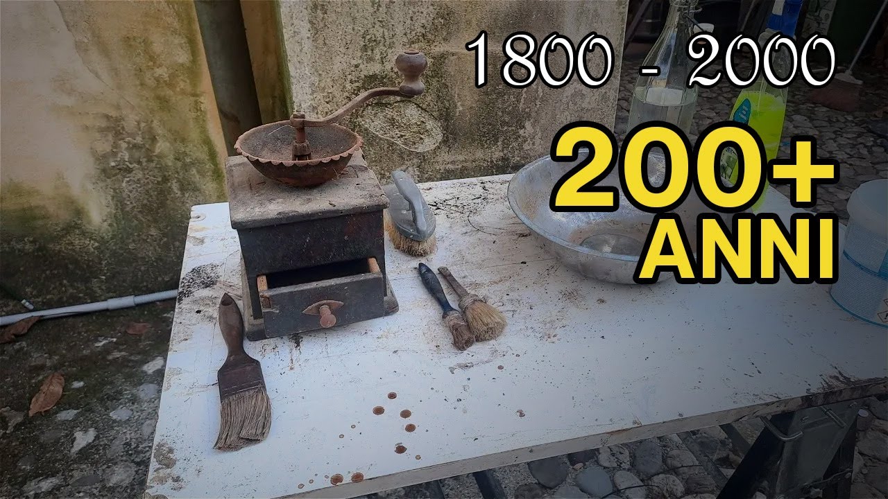 Restauro Macinino da caff&egrave; primi Ottocento