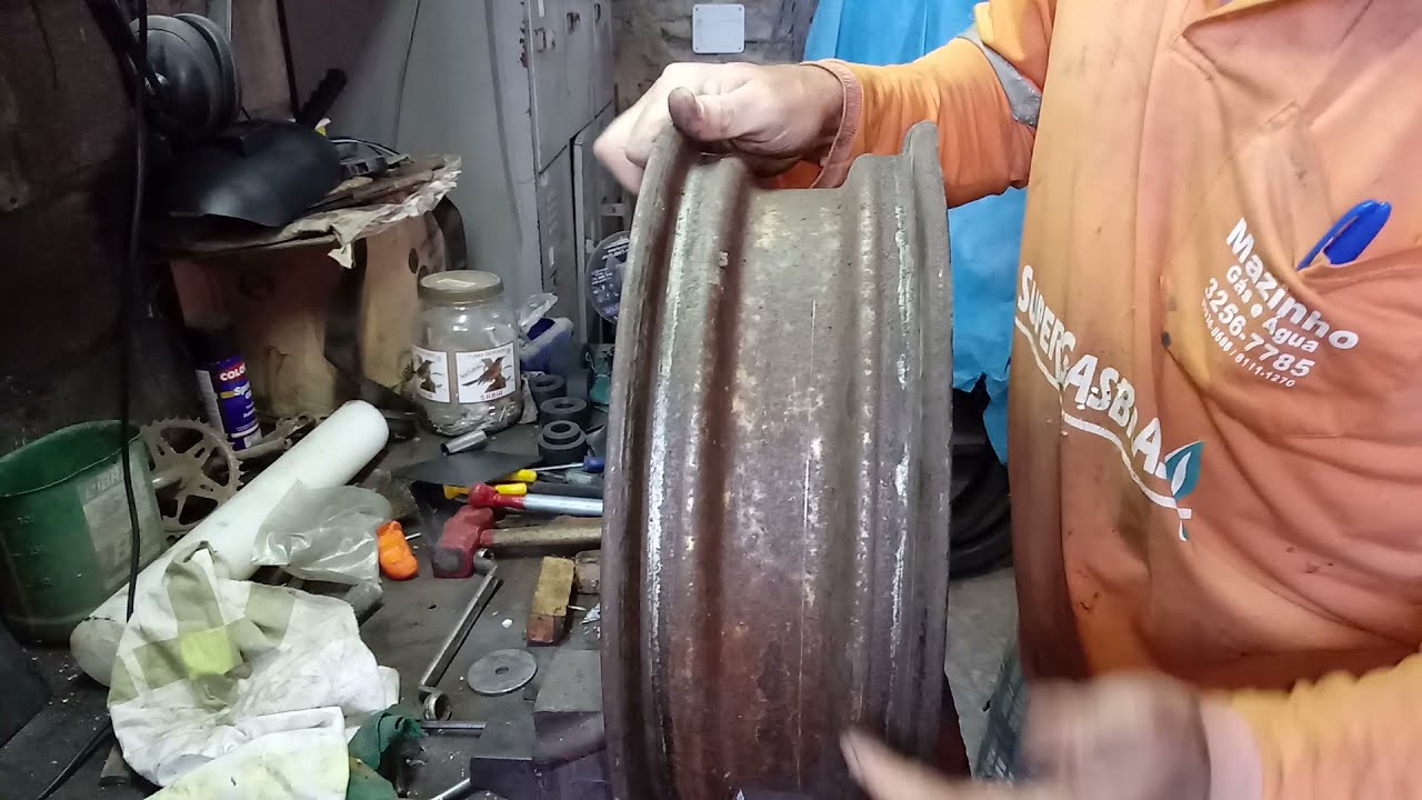 Como fazer tala larga em roda original do fusca