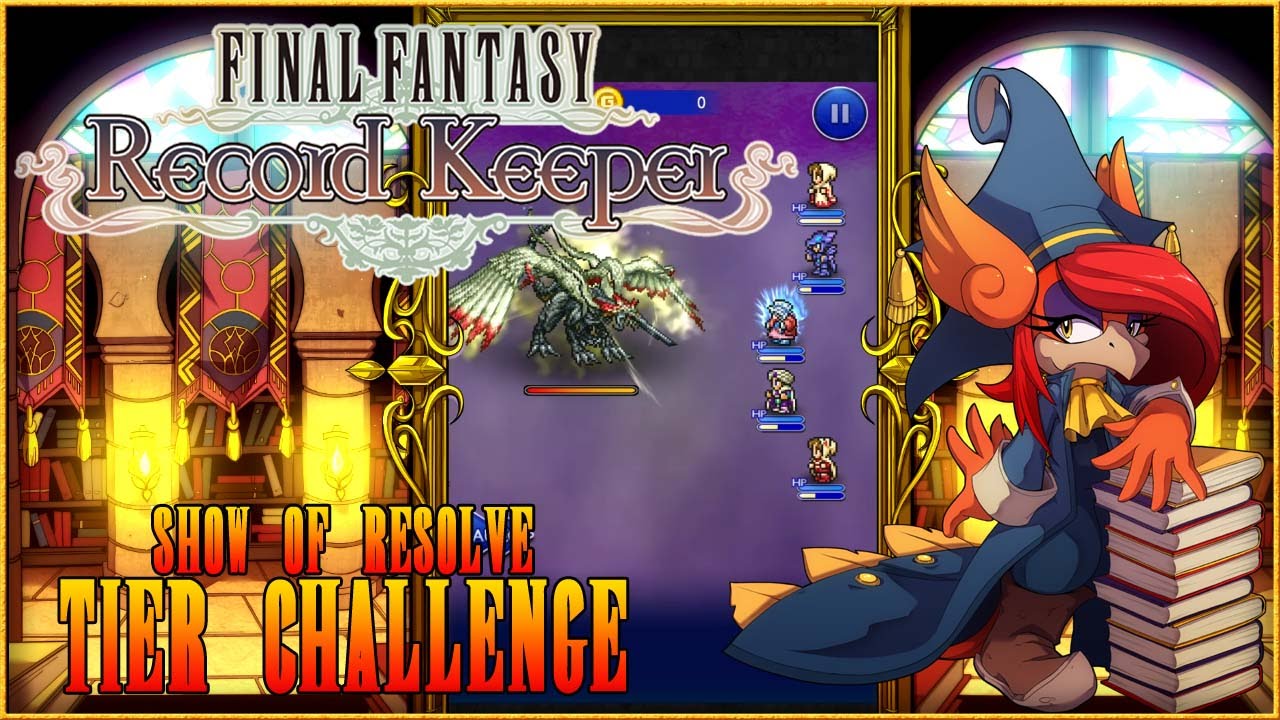 [FFRK] Valomire's Show of Resolve Tier Challenge (0.5 points!)