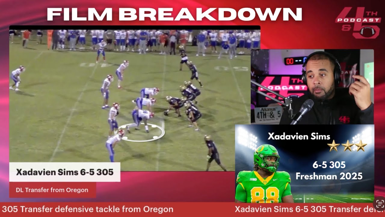 Is Xadavien Sims Really a Home Run? Honest Film Breakdown of Arkansas’ New DL