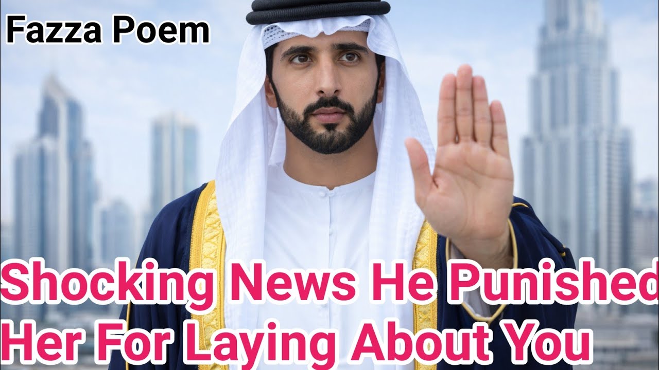 Shocking News He Punished Her For Laying About You Fazza Poem Sheikh Hamdan Fazza 