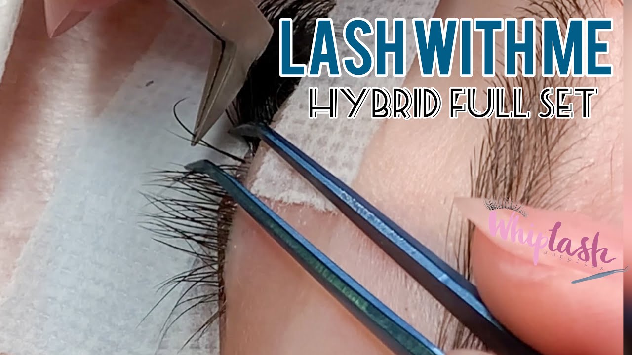 Lash With Me | Hybrid Full Set | Whiplash Supplies