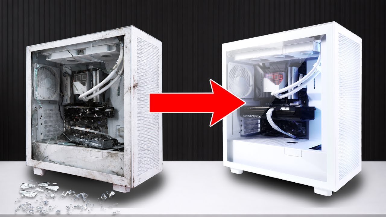 Turning a DESTROYED PC Into my Dream Setup!