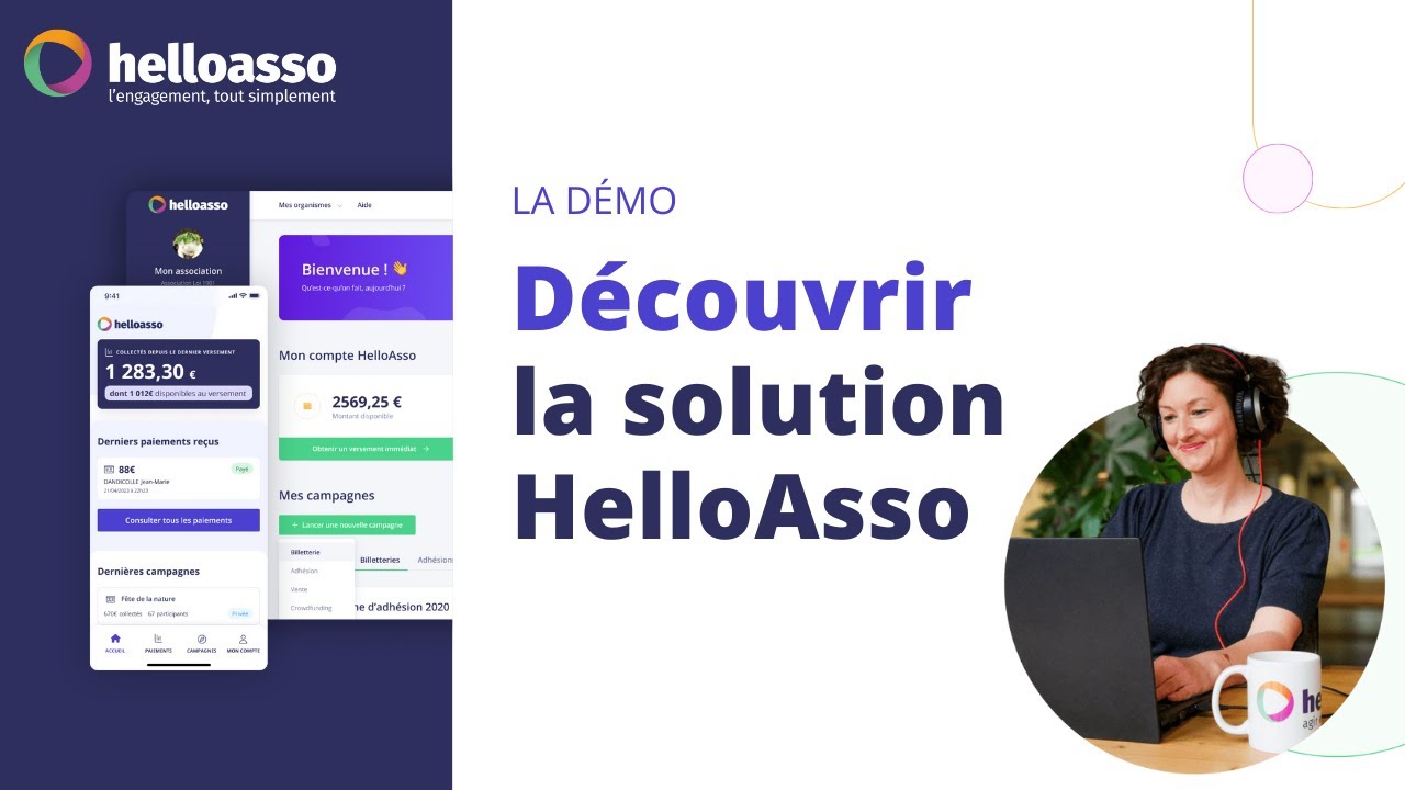 Découvrir la solution HelloAsso en démo