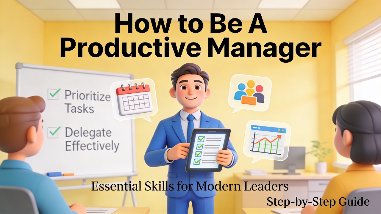 How to Be A Productive Manager (14 Minutes)