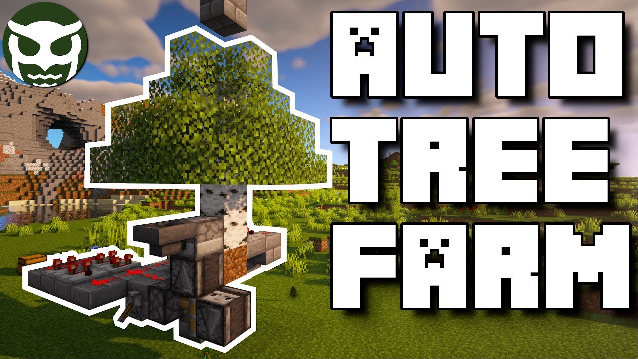 Minecraft: Automatic Tree Farm | (NO ZERO TICK) Easy Tutorial (1.16+)