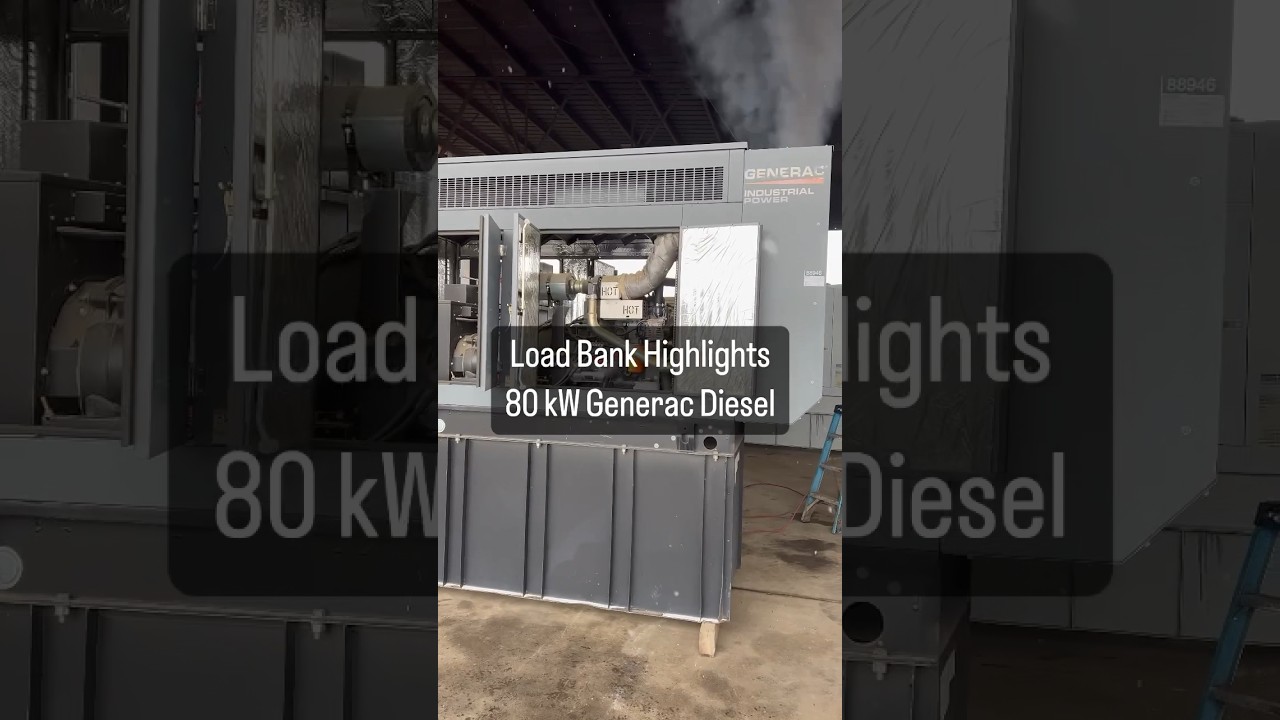 80 KW Generac Load Bank Test Highlights