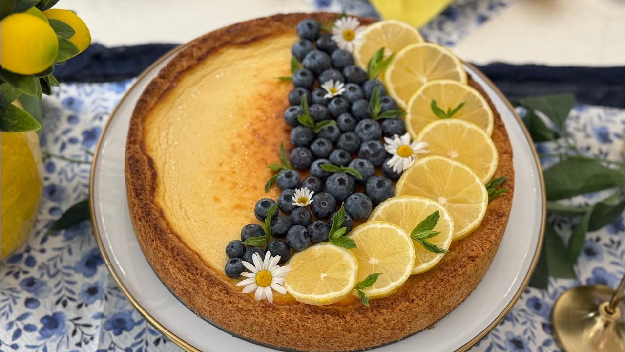 Lemon Cheesecake تشيز كيك بالليمون #اكسبلور #lemon #cheesecake #food #cake #تشيز_كيك  
