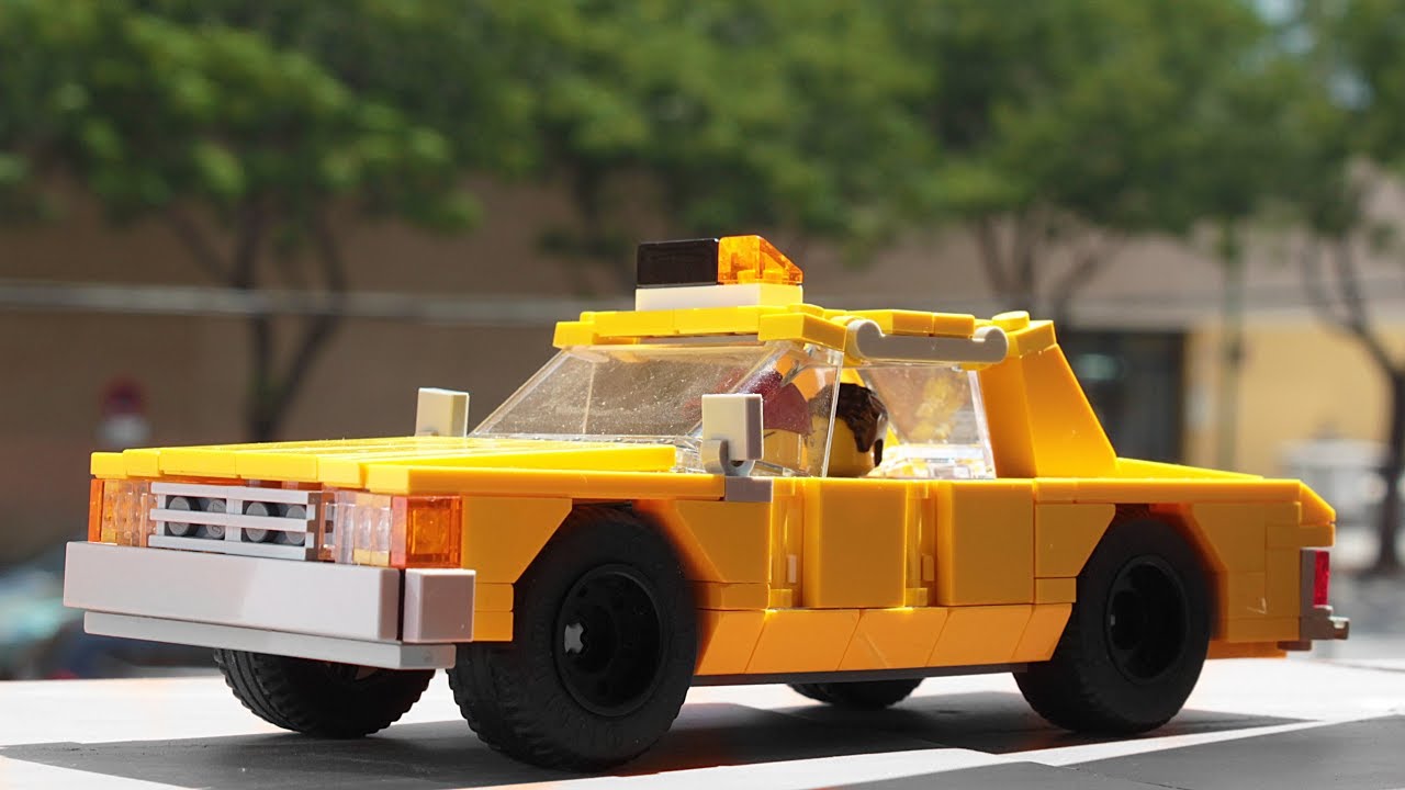Lego Chevrolet Caprice Taxi car MOC