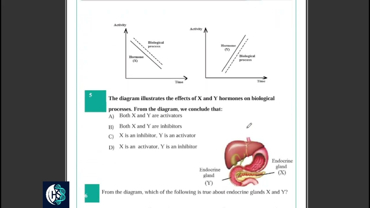 حل النموذج الاسترشادى الأول Biology 2026