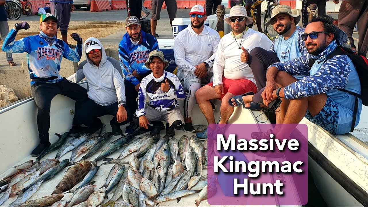 Massive Kingmac  Hunt during Extreme Summer Heat #fishing #king #fish