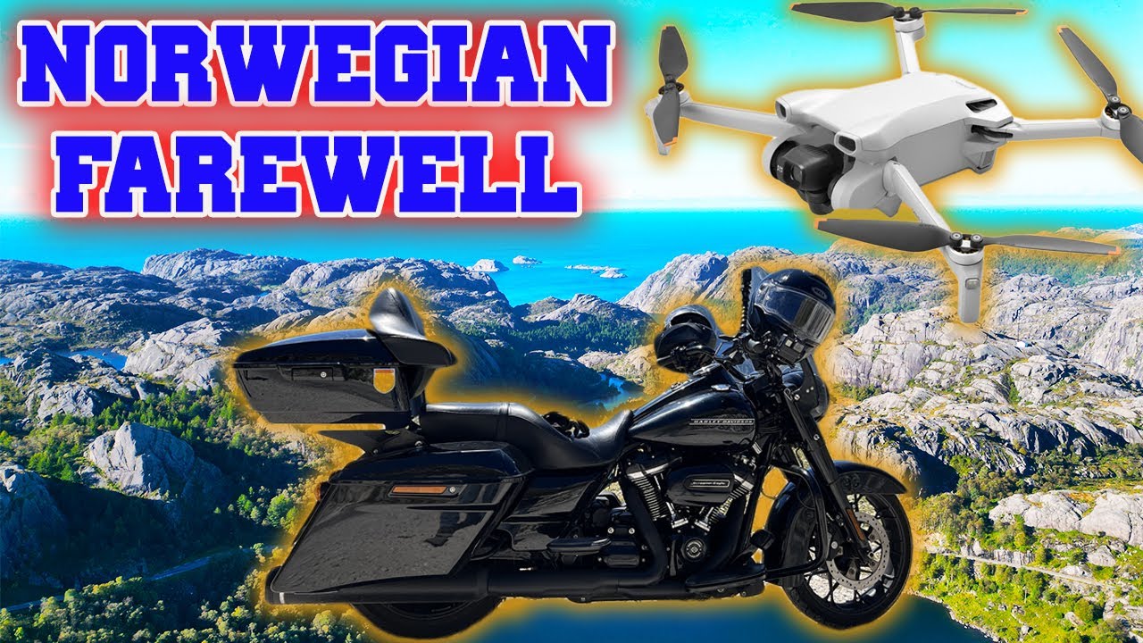 Farewell Ride: Harley-Davidson & DJI Mini 3 Pro in Norway