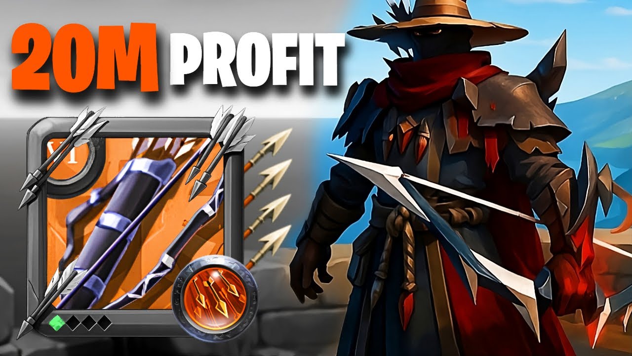 20 Million in 3 Hours with Longbow SOLO PVP | Albion Online