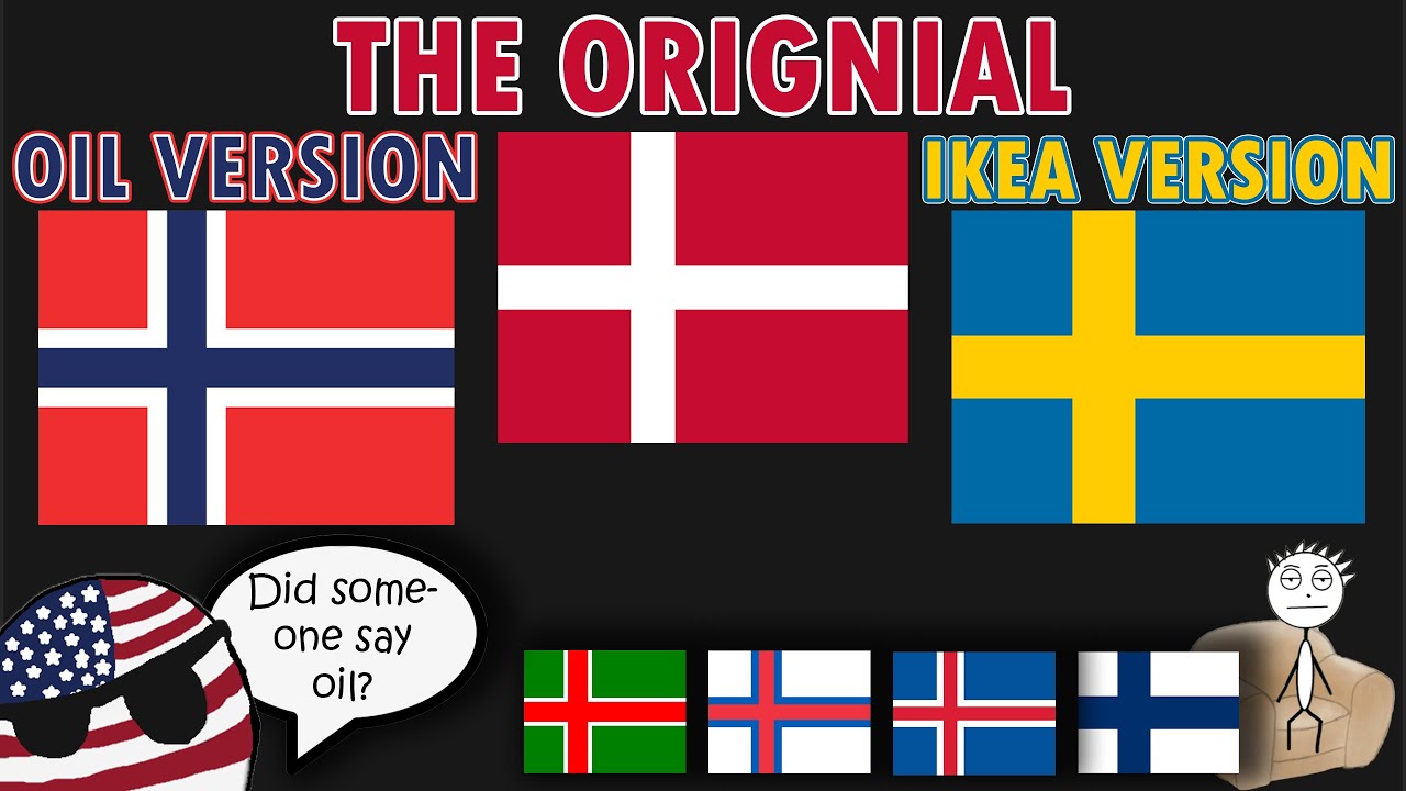 Why are the Scandinavian Flags so Similar?