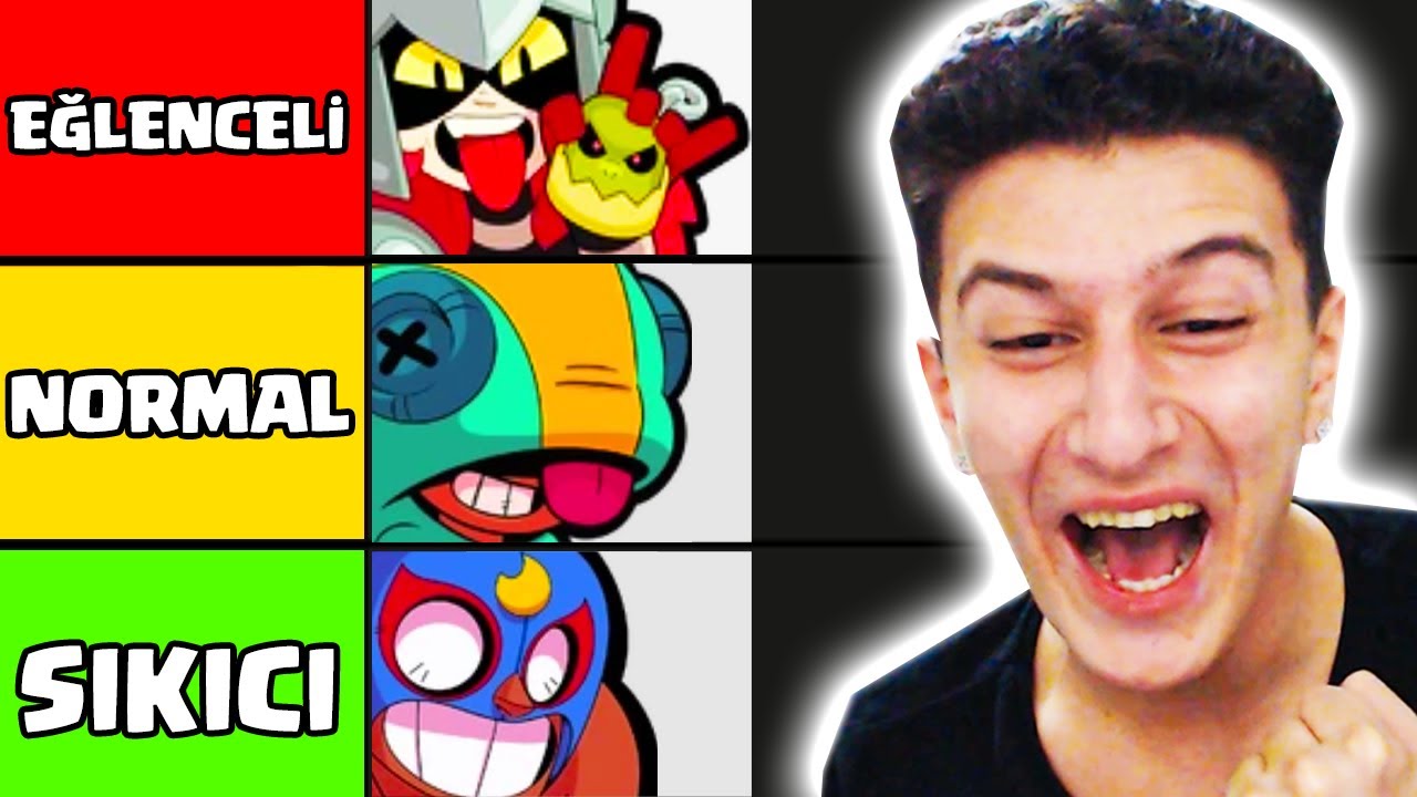 EN EĞLENCELİ VE EN SIKICI BRAWL STARS KARAKTERLERİ