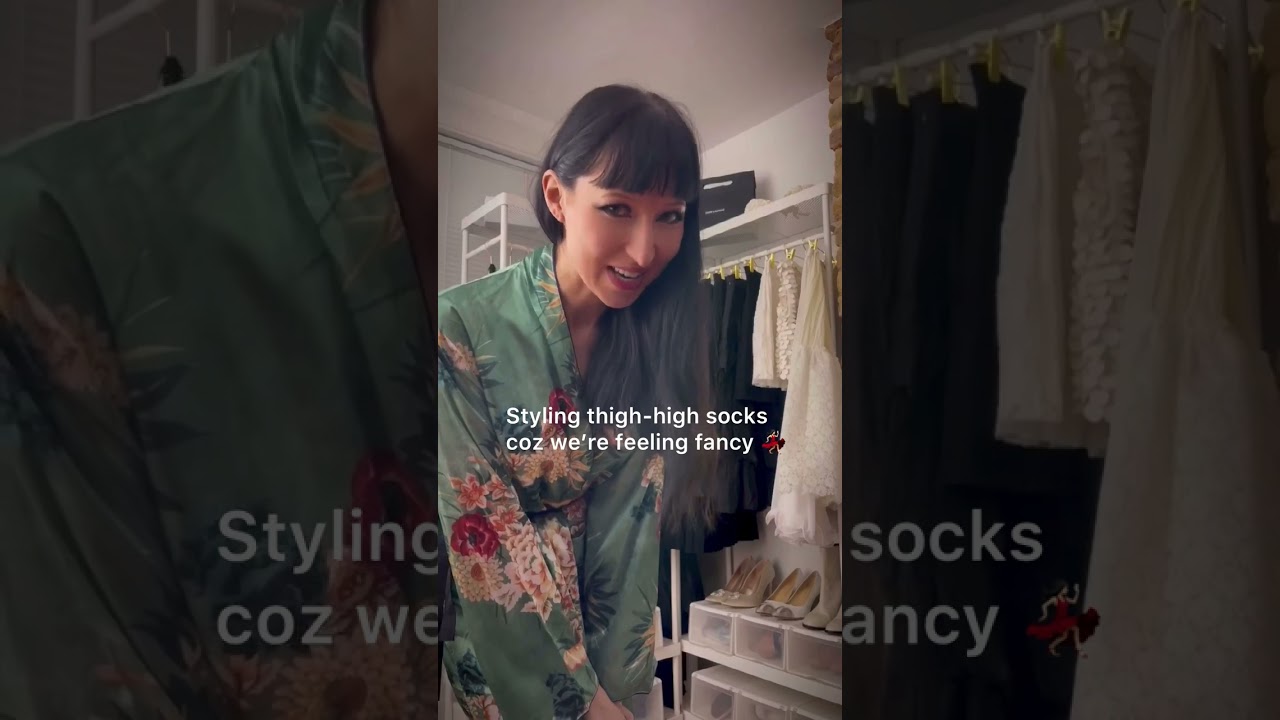 Let's get dressed - styling thigh-high socks