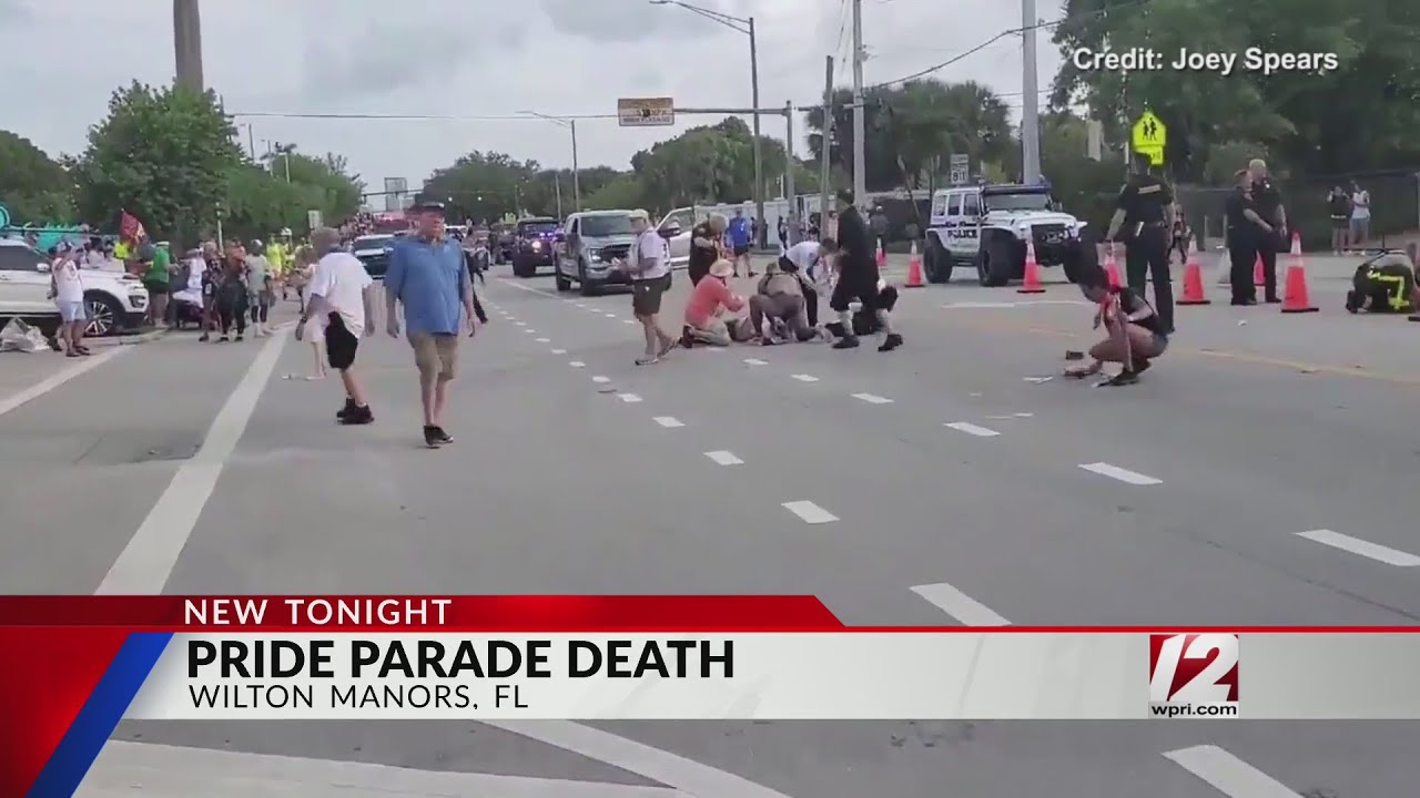 Driver hits 2 at start of Pride parade in South Florida
