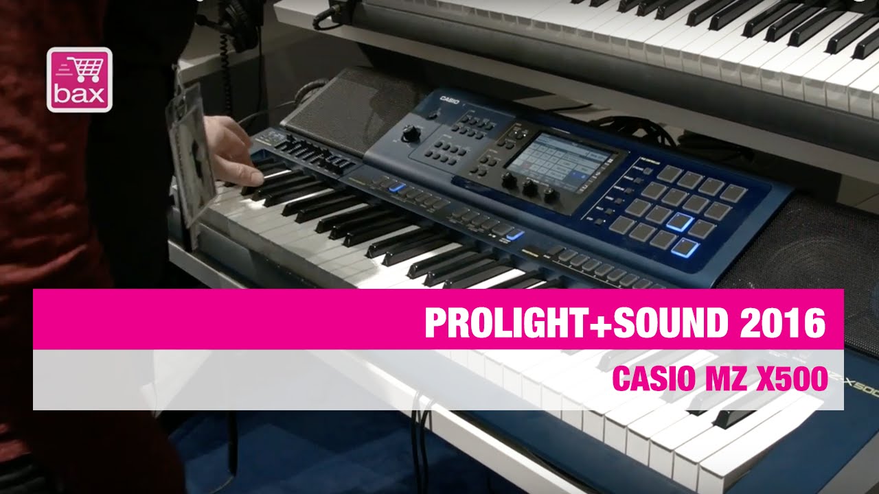 Casio MZ X500 - Prolight+Sound