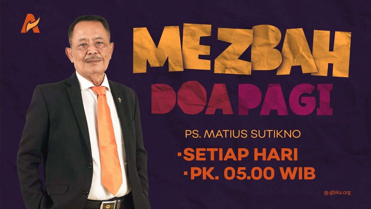 Ujian Melahirkan Ketekunan | Ps. Matius Sutikno | Mezbah Doa Pagi | 30 Oktober 2025