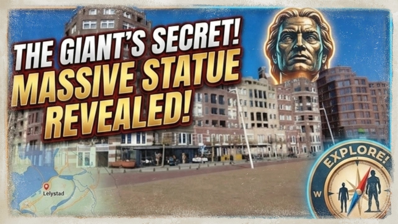 The Giant of Lelystad! Exploring the Massive Statue & Historic Ships ⚓🇳🇱