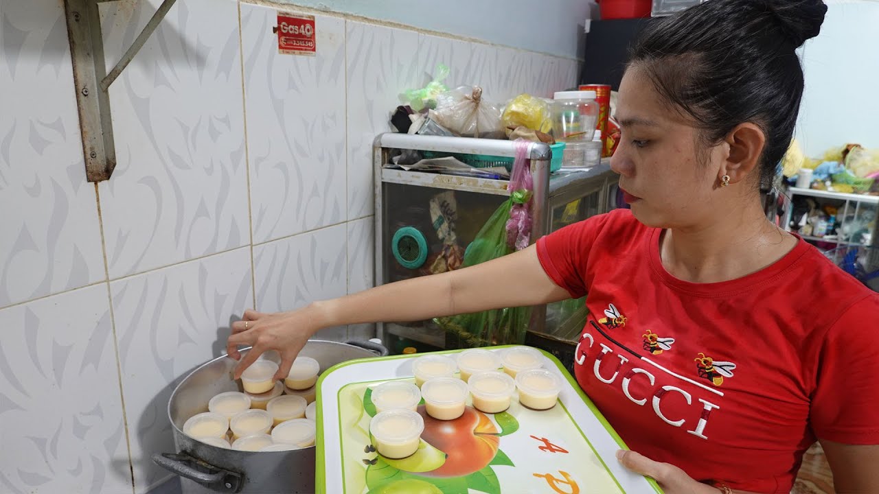 Cách làm bánh flan mình buôn bán mỗi ngày