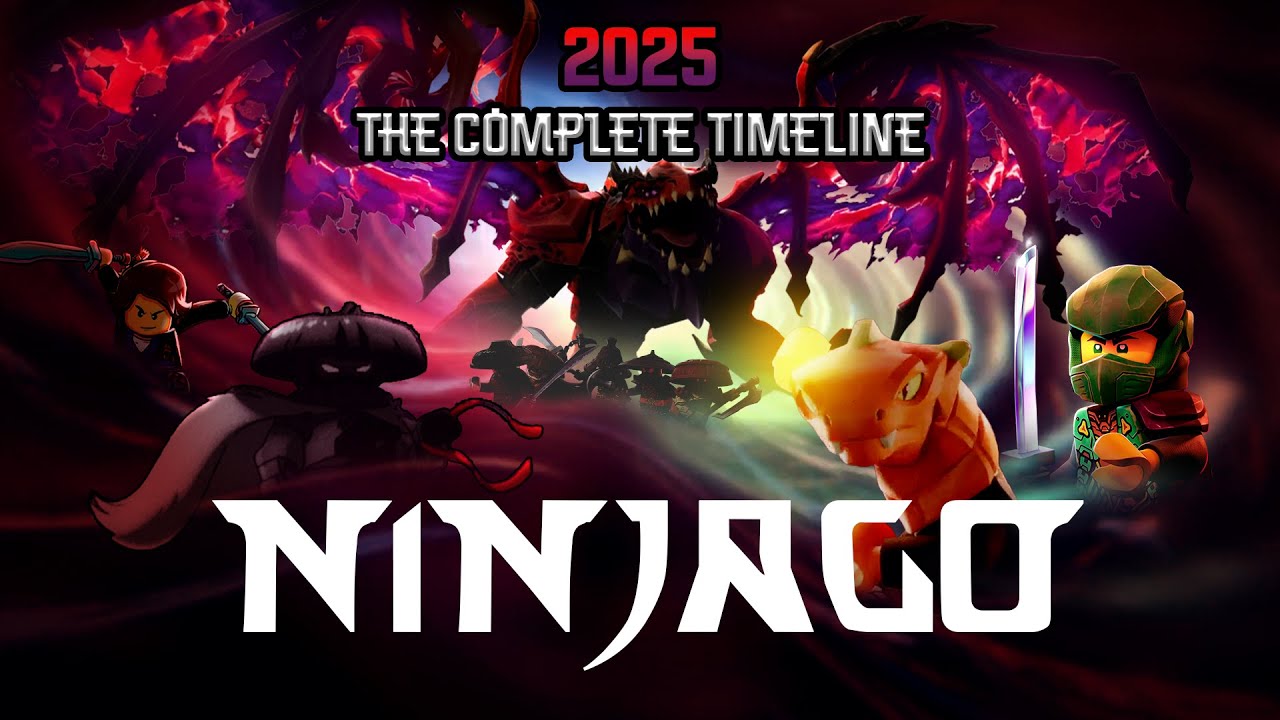 Полная хронология Ниндзяго (июль 2025 г.)
