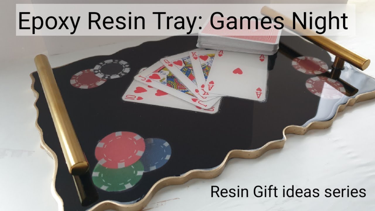 Epoxy Resin Tray: Games Night *Gift Ideas series*